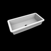 Lavabo solid surface Acrylic R5 50 X 21 X 12 cm Polar White