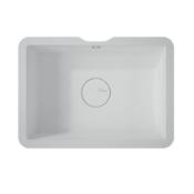 Lavabo solid surface Corian 440x 300x 120 mm Glacier White