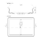 Lavabo solid surface Franke R5 40 X 27 X 10 cm Standard White