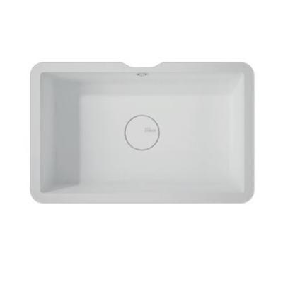 Lavabo solid surface Corian 540x 320x 130 mm Glacier White