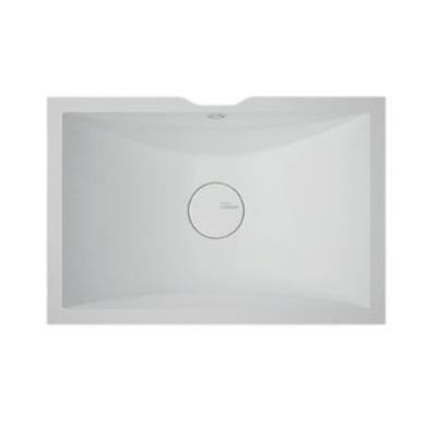 Lavabo solid surface Corian 500x 320x 130 mm Glacier White