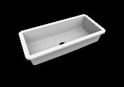 Lavabo solid surface Acrylic R5 50 X 21 X 12 cm Polar White