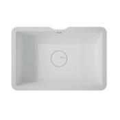 Lavabo solid surface Corian 490x 310x 130 mm Glacier White