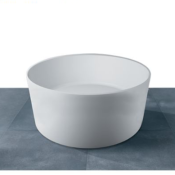 Bañera solid surface redonda Betacryl Lite exenta D.1300 X 600 mm ext.