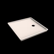 Plato de ducha Solid Surface Acrylic 80 X 80 X 4 cm Standard White