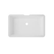 Lavabo solid surface Corian 550 x 320 x 110 mm Glacier White