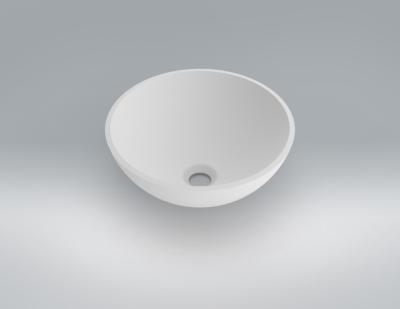 Lavabo solid surface Acrylic Cup exento semi esfera Ø31 X 11,5 cm ext.